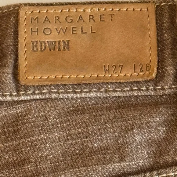 Elegant Brown A-Line Denim Skirt - Picture 10 of 12